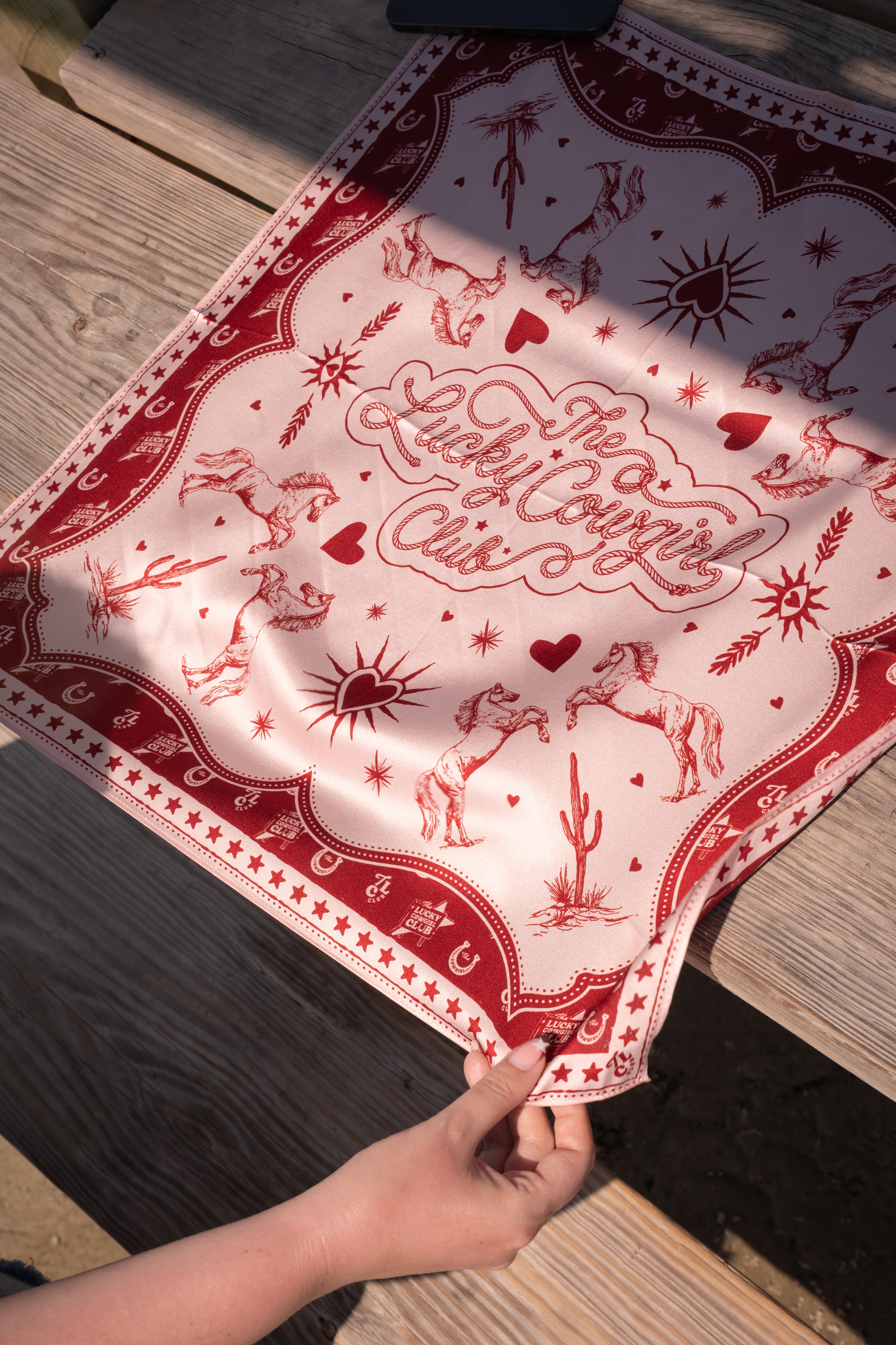 The Mustang Silk Scarf | The Lucky Cowgirl Club