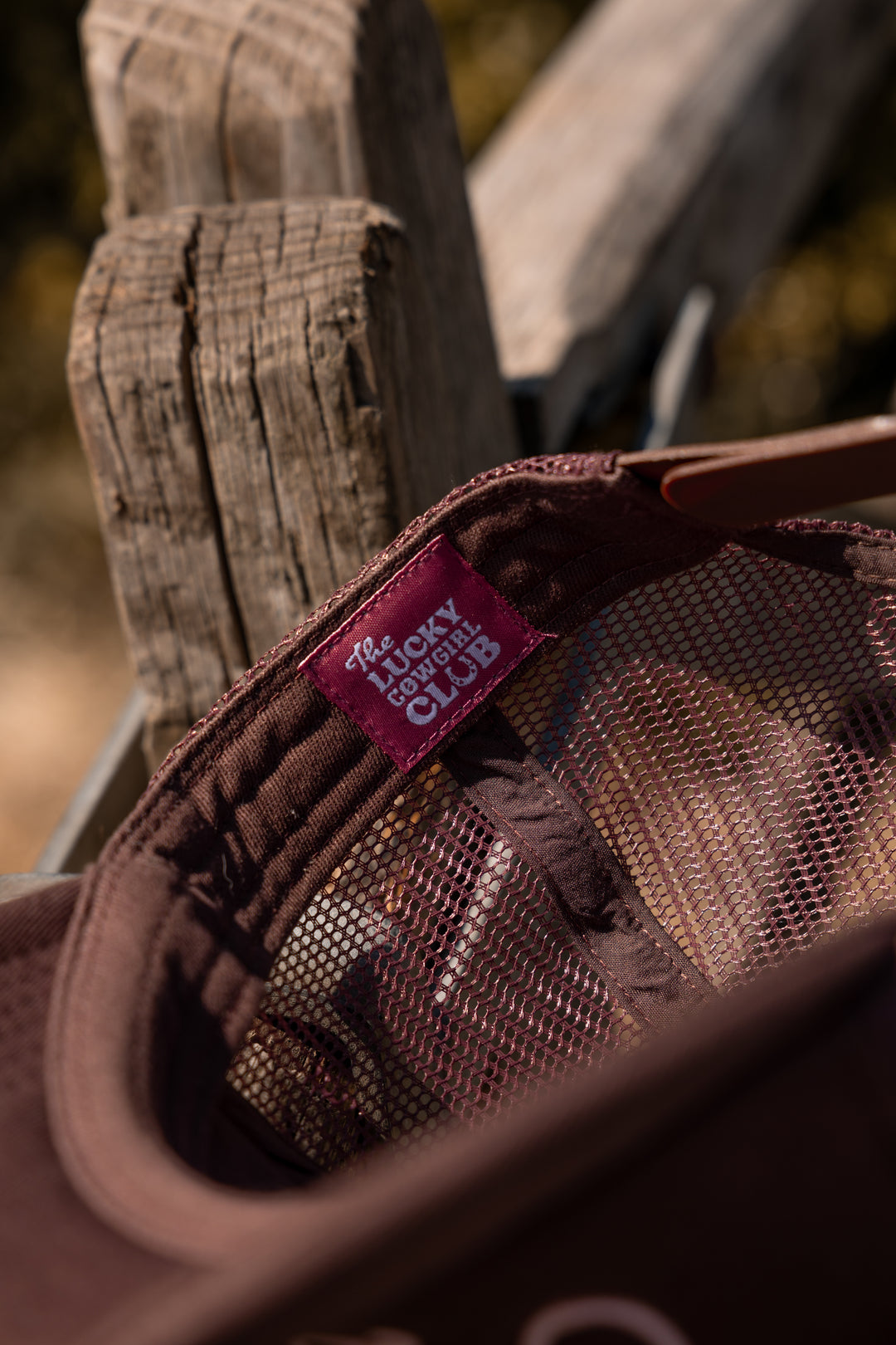 Lucky Cowgirl Chocolate Brown Trucker Hat