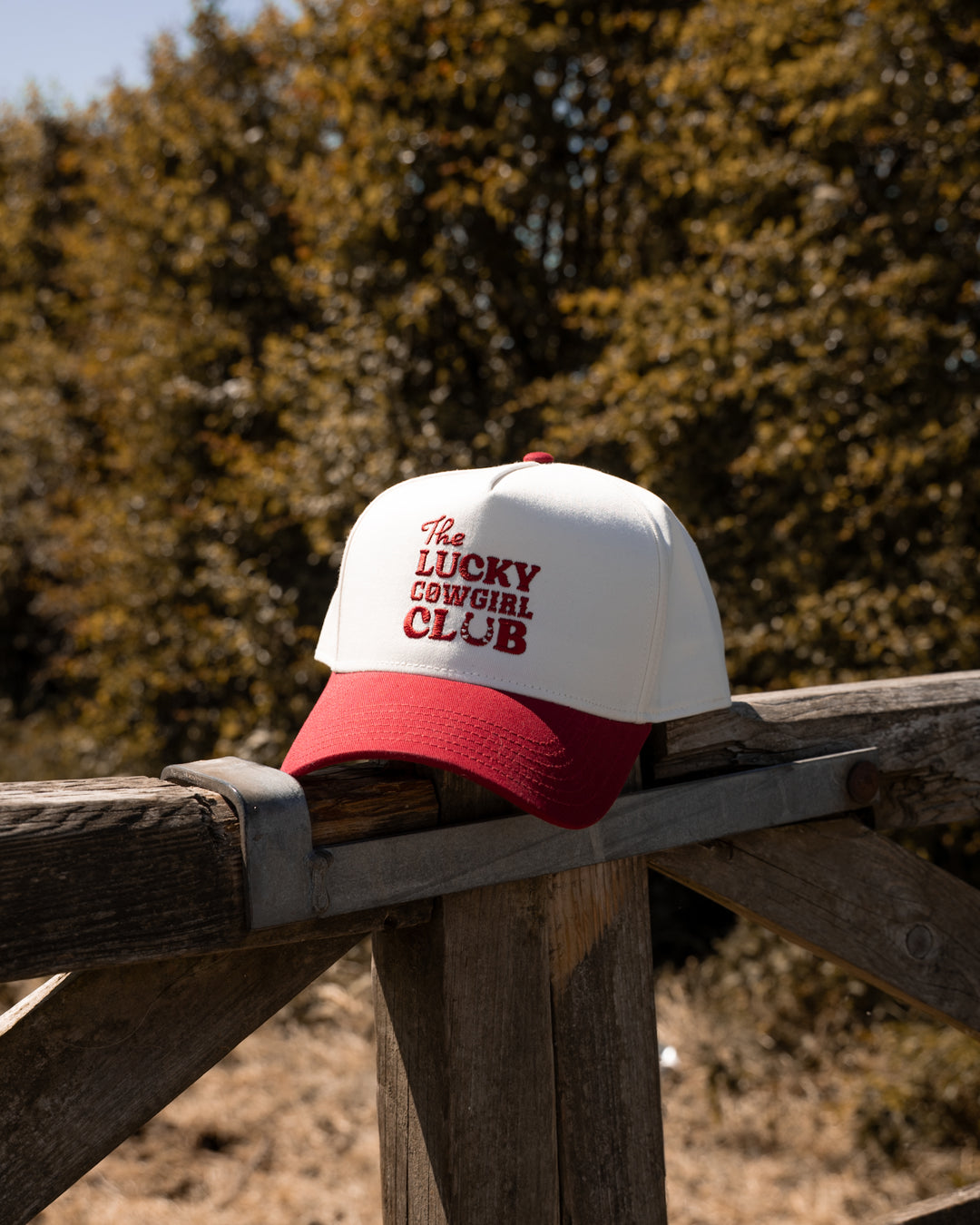 Embroidered Logo Trucker Snapback Hat