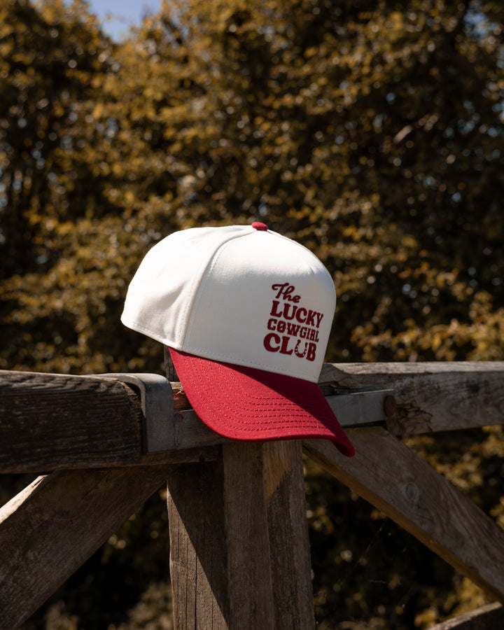 Embroidered Logo Trucker Snapback Hat