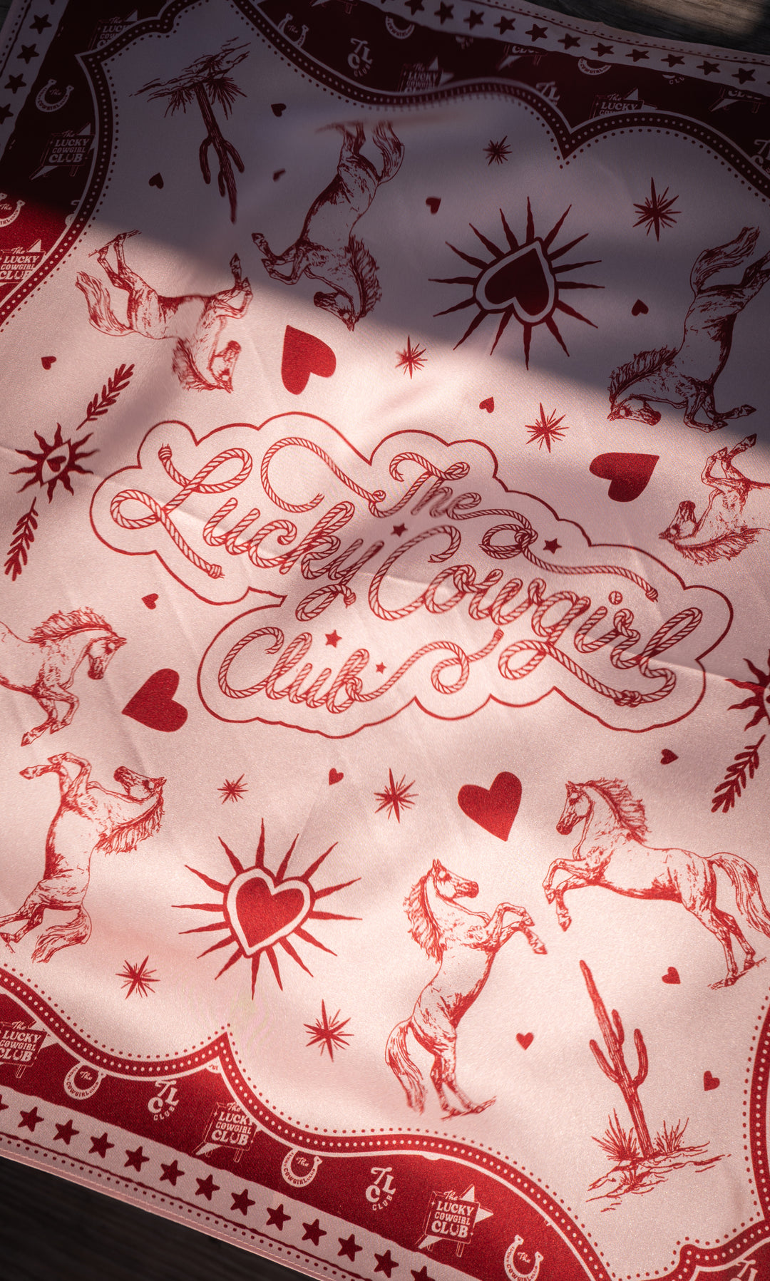 The Mustang Silk Scarf