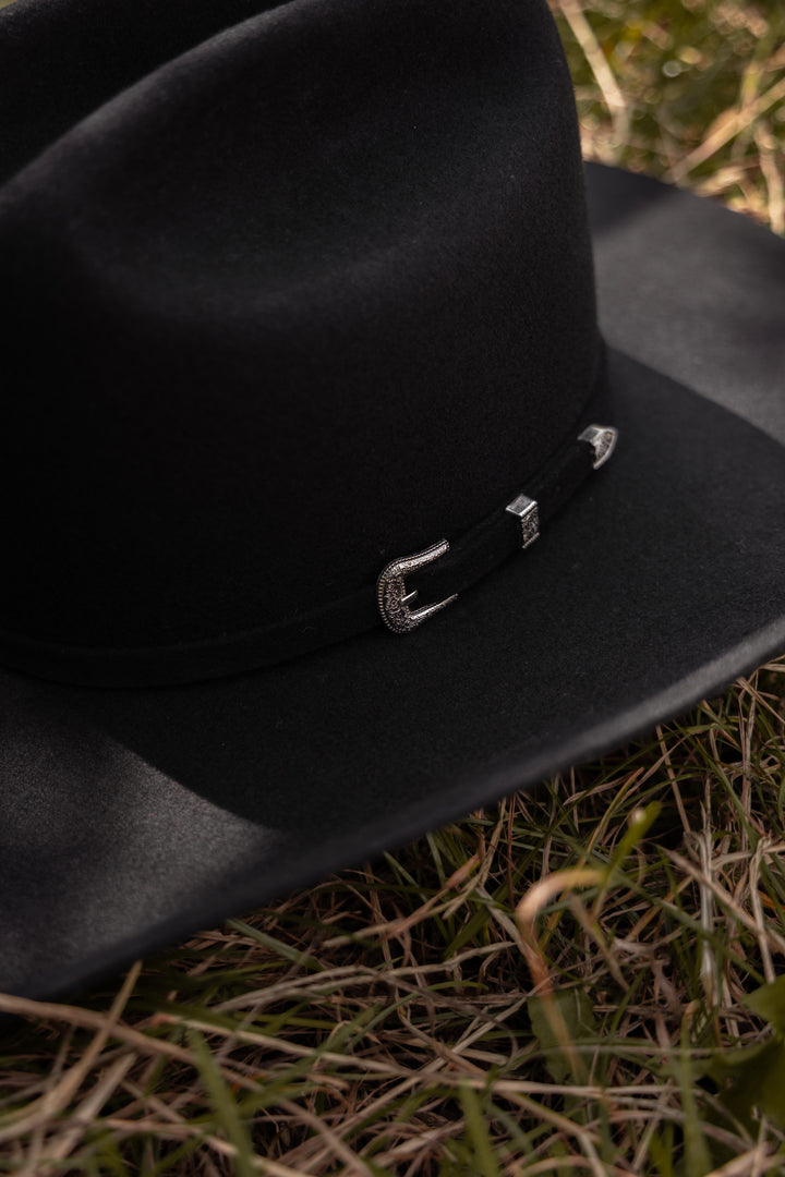 The Lone Star - Cowboy Hat - Black