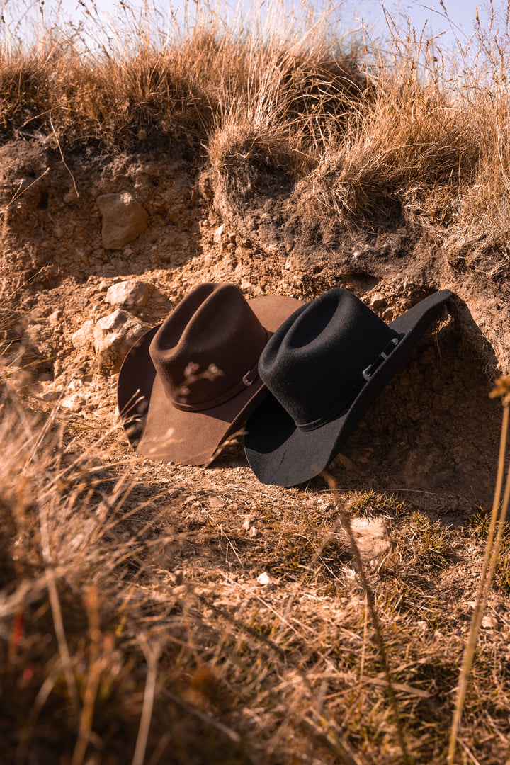 The Lone Star - Cowboy Hat - Black