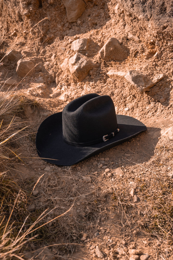 The Lone Star - Cowboy Hat - Black