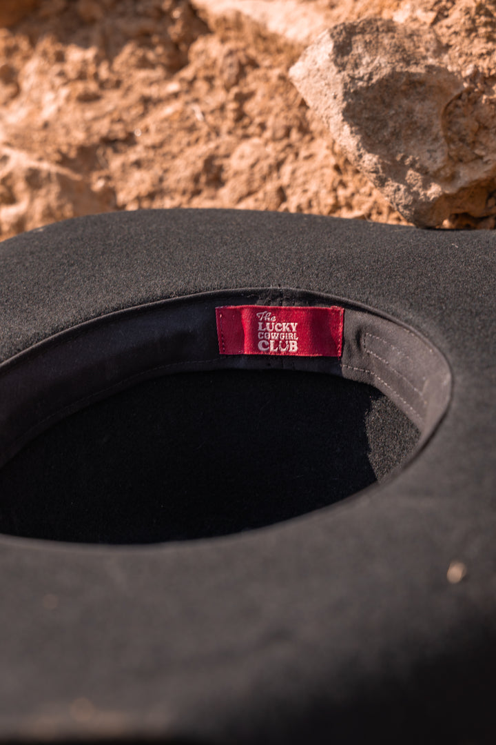The Lone Star - Cowboy Hat - Black