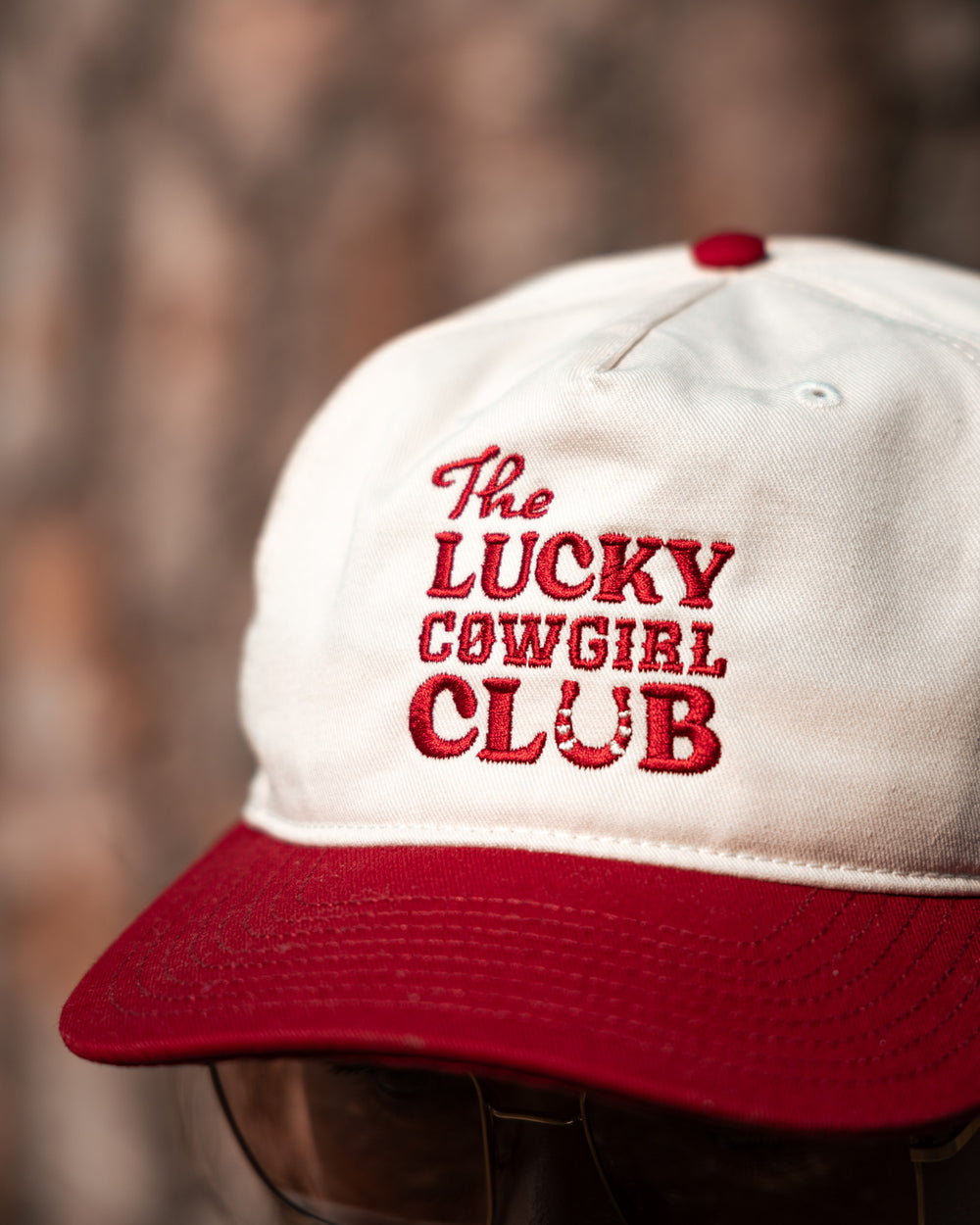 The Lucky Cowgirl Club Embroidered Trucker Hat 